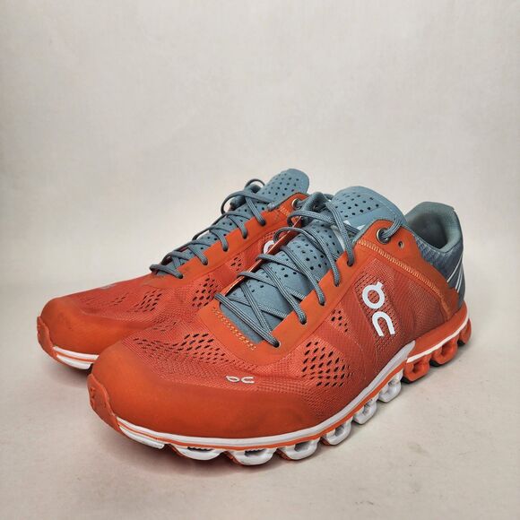 On Cloudflow Shoes Running Athletic Gym Sneakers Mens 7 Womens 8.5 Orange main image 9